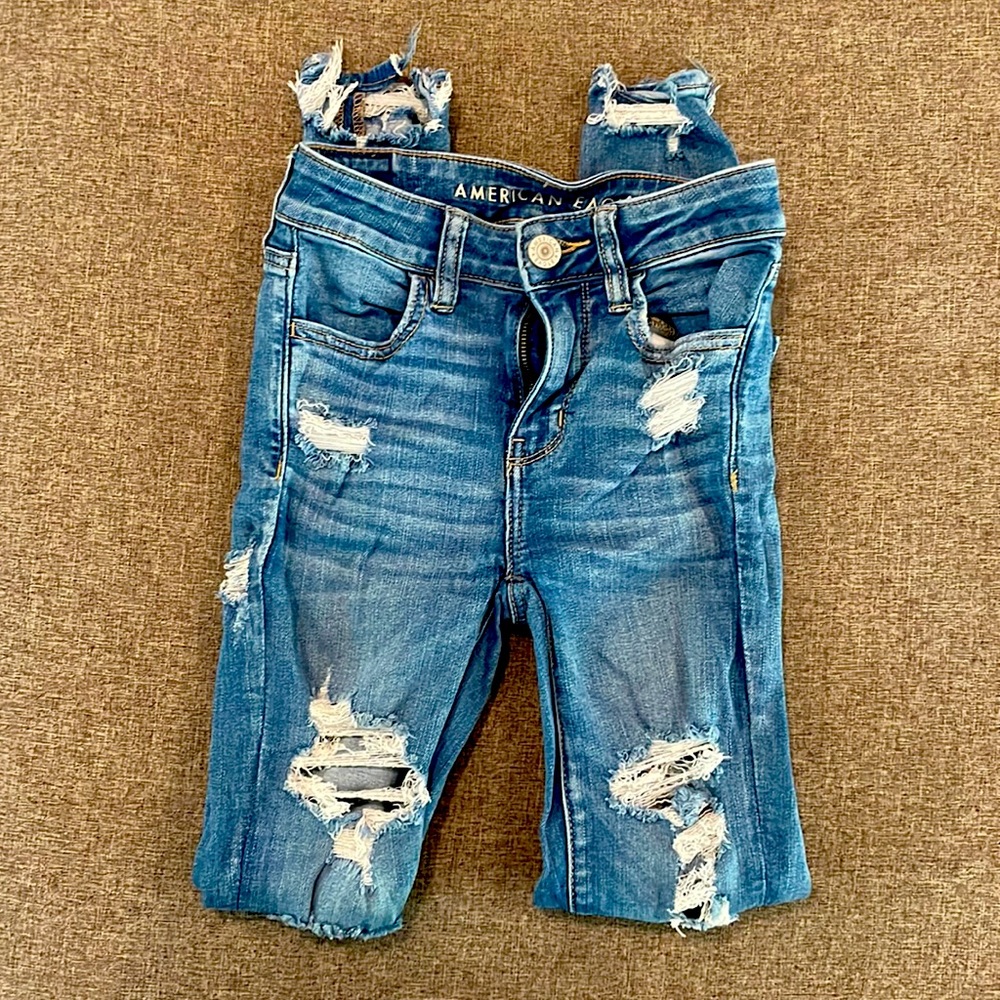 American eagle next level stretch jeans, hi rise jegging